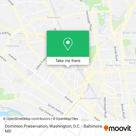 Dominion Preservation map