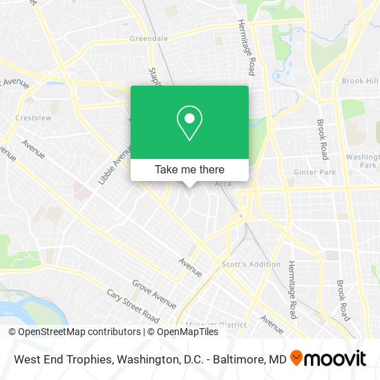 Mapa de West End Trophies