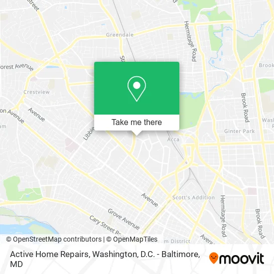 Active Home Repairs map
