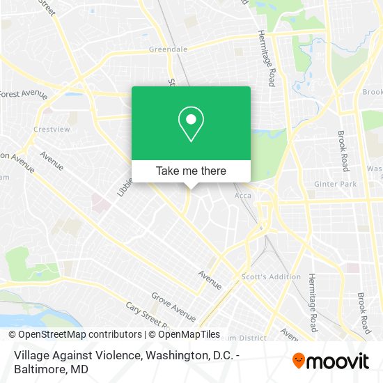 Village Against Violence map