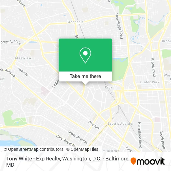 Tony White - Exp Realty map