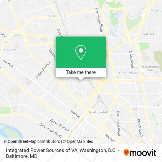 Integrated Power Sources of VA map