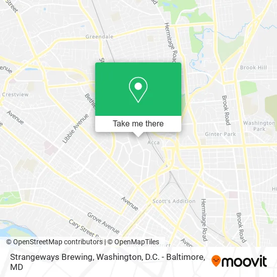 Strangeways Brewing map