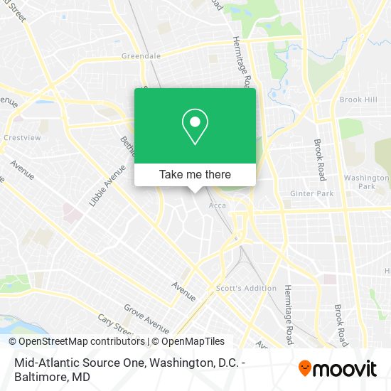 Mapa de Mid-Atlantic Source One