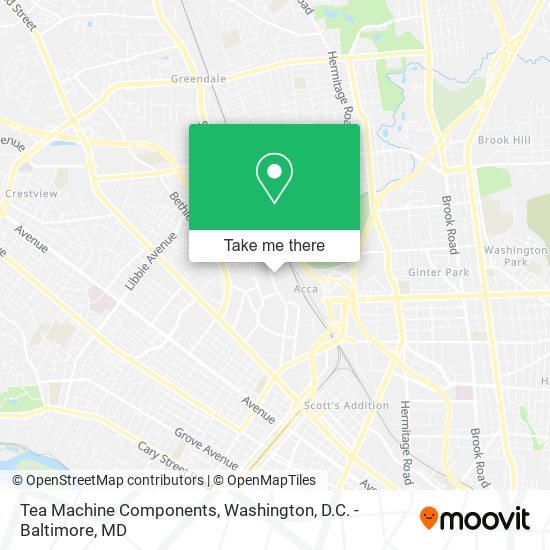 Tea Machine Components map