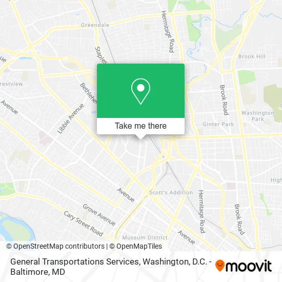 General Transportations Services map