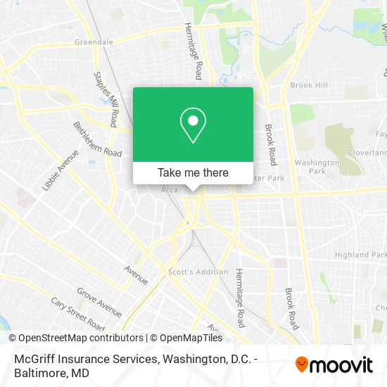 McGriff Insurance Services map