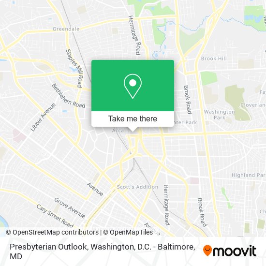 Presbyterian Outlook map