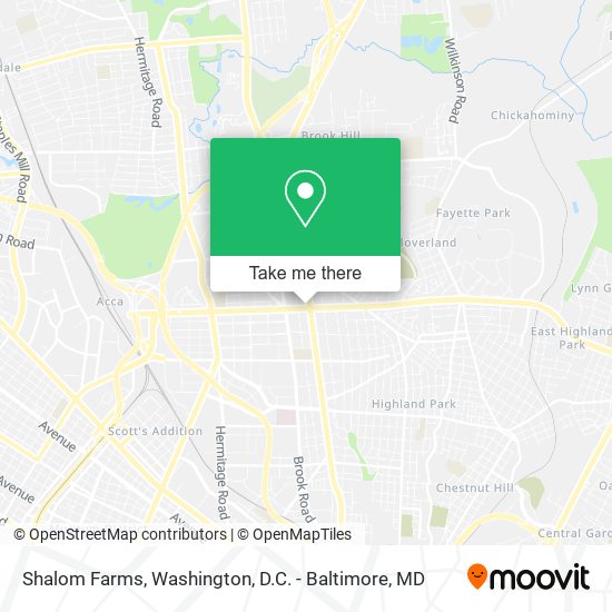 Shalom Farms map