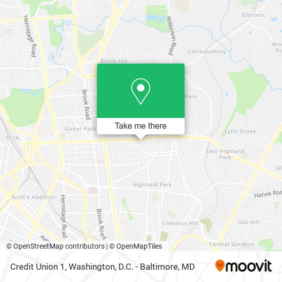 Credit Union 1 map