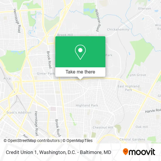 Credit Union 1 map