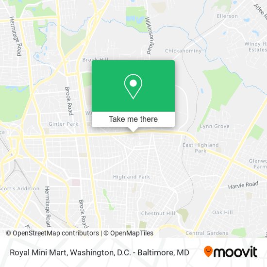 Mapa de Royal Mini Mart