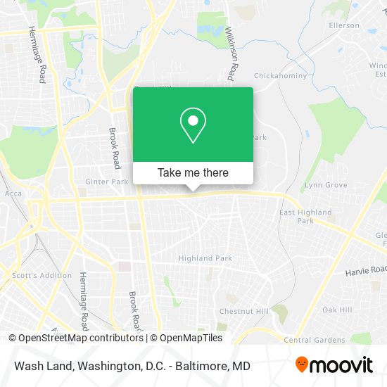 Wash Land map