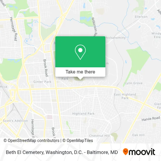 Beth El Cemetery map