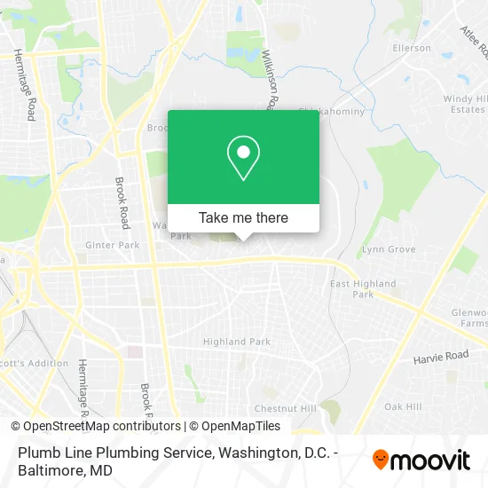 Plumb Line Plumbing Service map