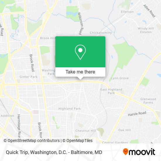 Mapa de Quick Trip