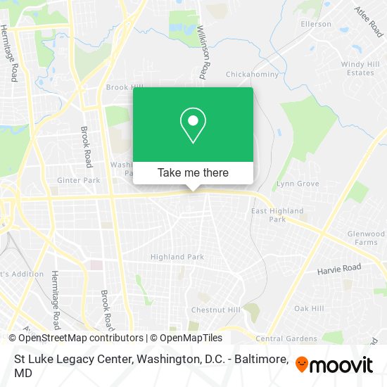 Mapa de St Luke Legacy Center