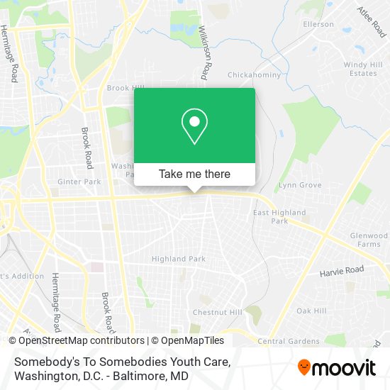 Mapa de Somebody's To Somebodies Youth Care