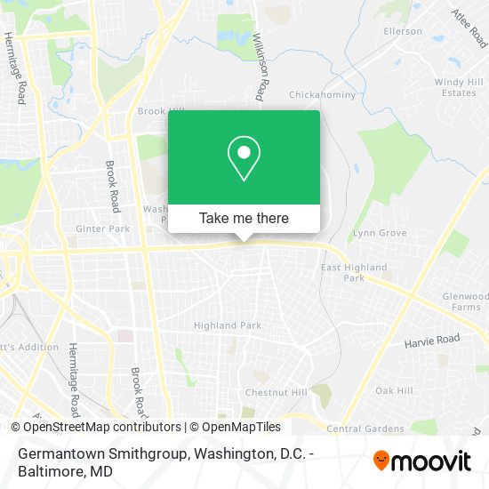 Mapa de Germantown Smithgroup