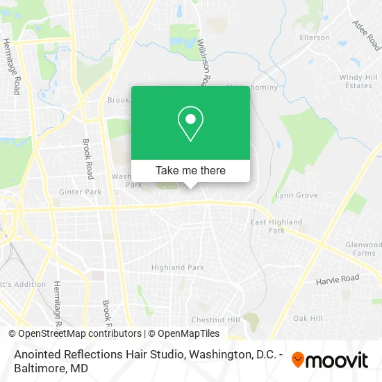 Anointed Reflections Hair Studio map