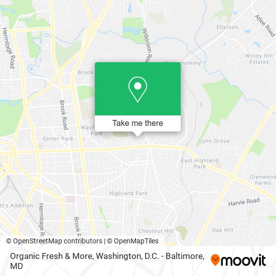 Mapa de Organic Fresh & More