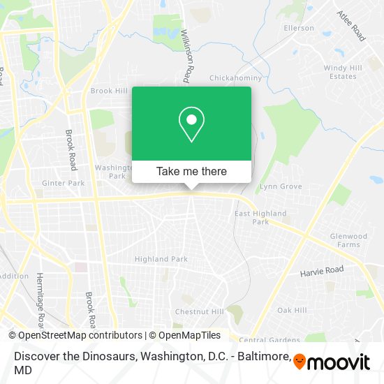 Discover the Dinosaurs map
