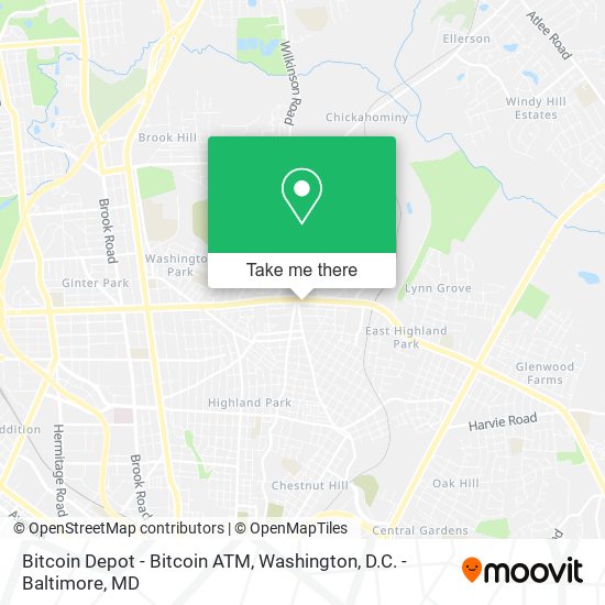 Mapa de Bitcoin Depot - Bitcoin ATM