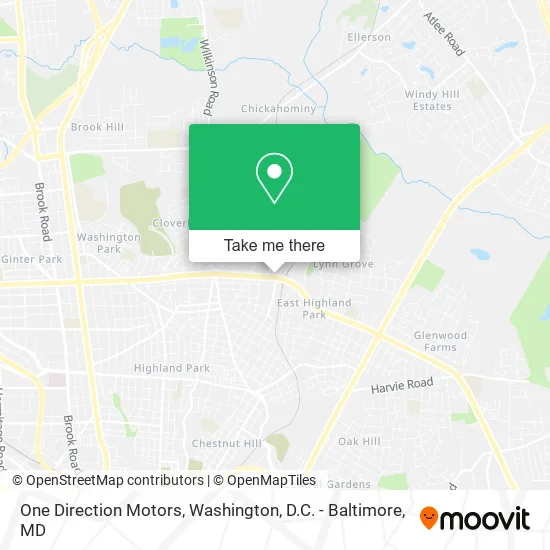 One Direction Motors map