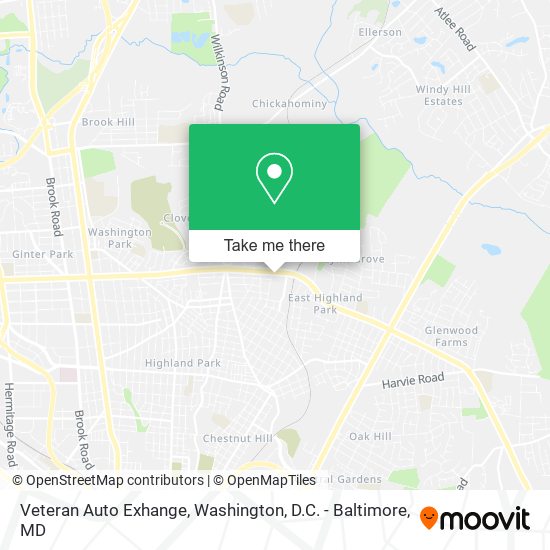 Mapa de Veteran Auto Exhange