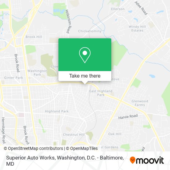Superior Auto Works map