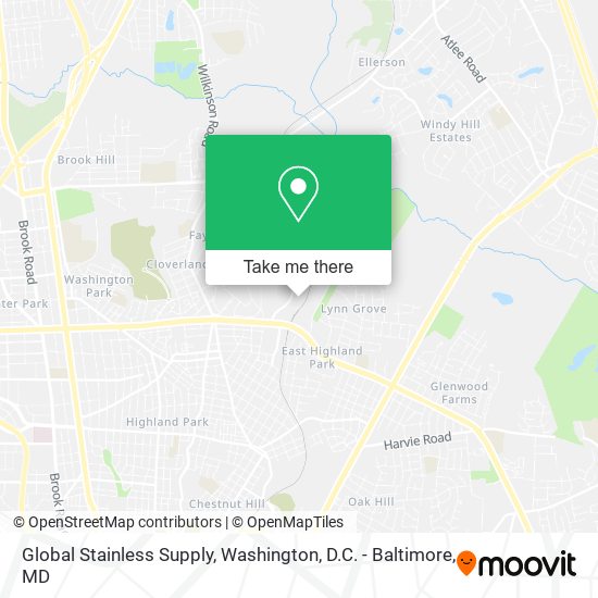 Global Stainless Supply map