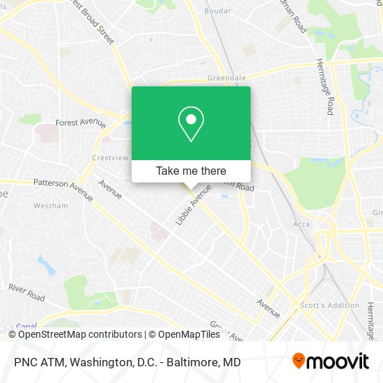 PNC ATM map