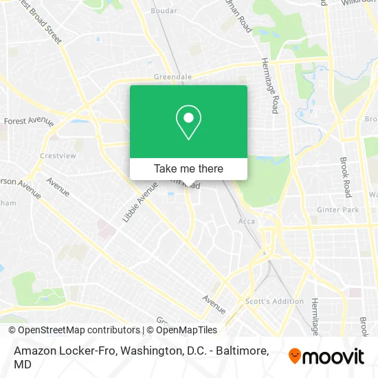 Amazon Locker-Fro map