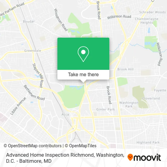 Advanced Home Inspection Richmond map