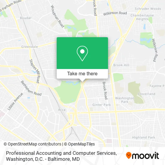 Professional Accounting and Computer Services map