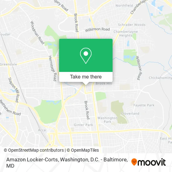 Amazon Locker-Corts map
