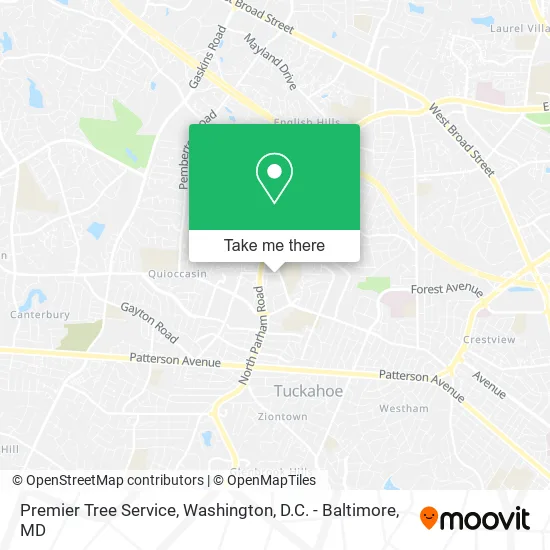 Premier Tree Service map