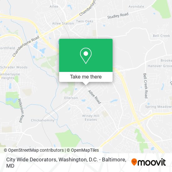 Mapa de City Wide Decorators
