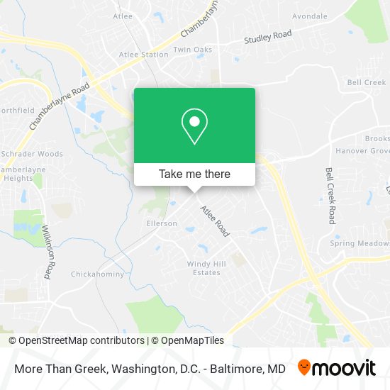 Mapa de More Than Greek