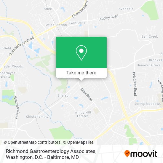 Richmond Gastroenterology Associates map