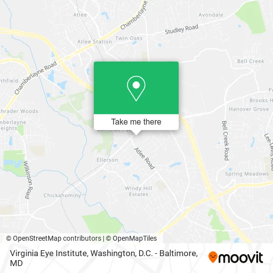 Virginia Eye Institute map