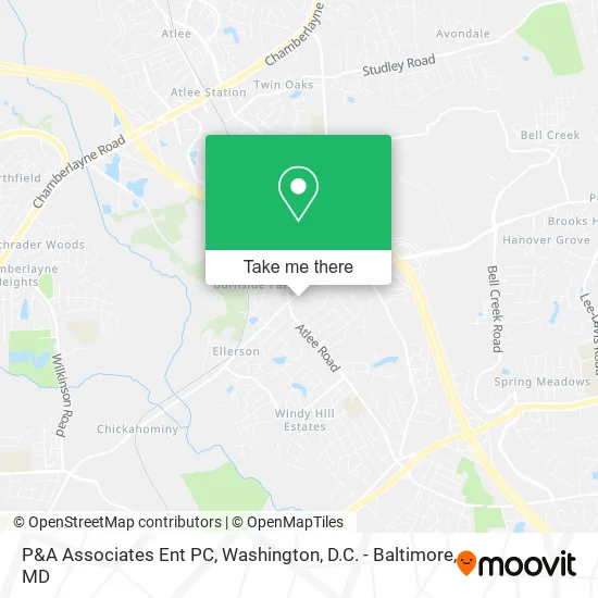 P&A Associates Ent PC map