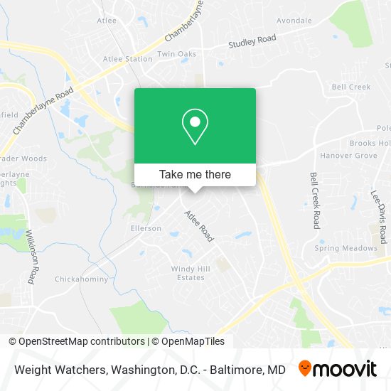 Weight Watchers map