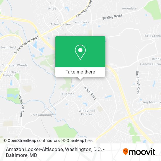 Amazon Locker-Altiscope map