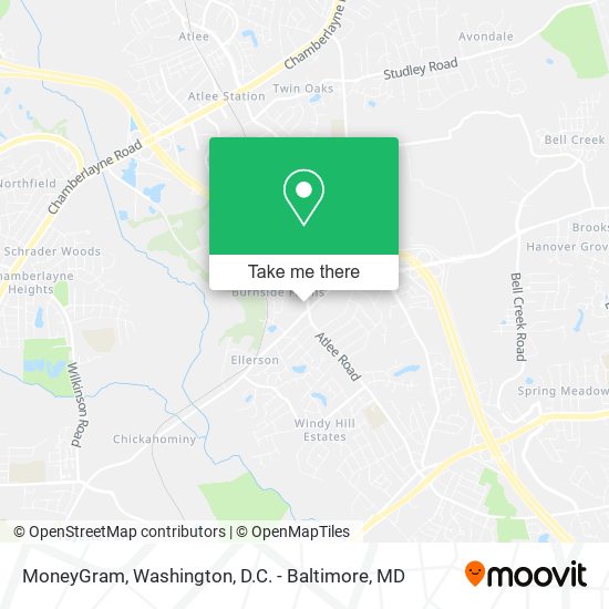 MoneyGram map