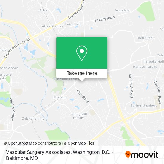 Mapa de Vascular Surgery Associates