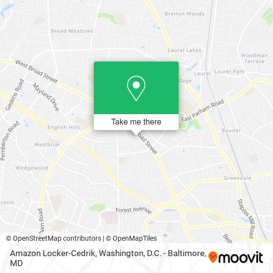 Amazon Locker-Cedrik map