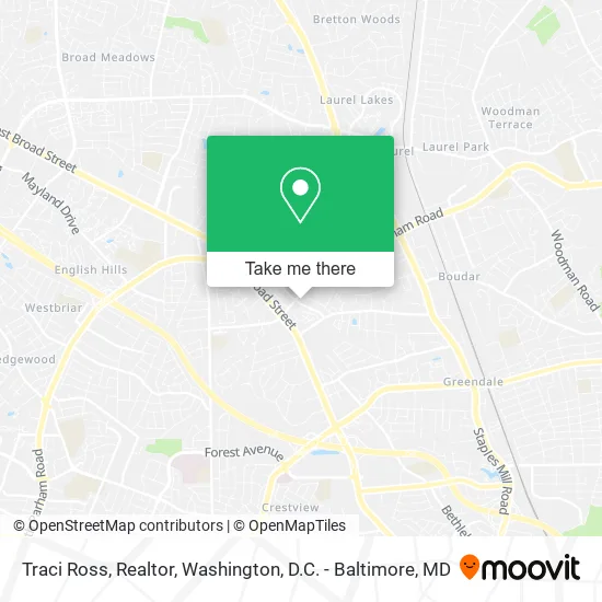 Traci Ross, Realtor map