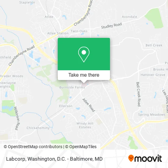 Labcorp map
