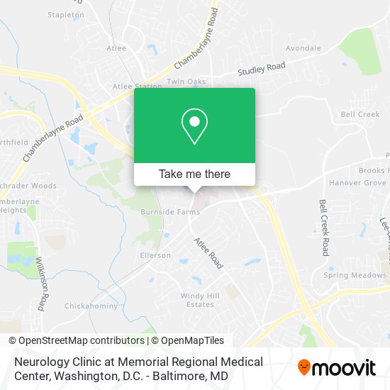 Neurology Clinic at Memorial Regional Medical Center map